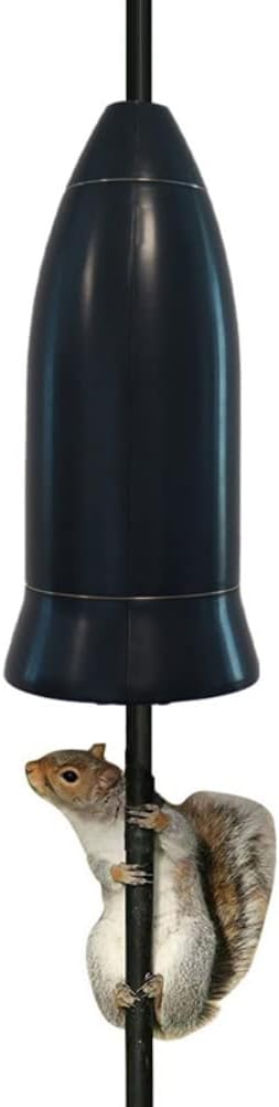 Squirrel Baffle for Bird Feeder Pole, Wide Squirrel Guard Pole Mount Stopper, Wrap Around Poles Protect Bird Feeder, for Blocking Out Squirrels Raccoons Germplasm