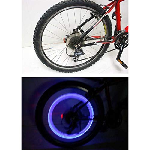 2 Pcs/set válvula de ar Roda LED Motorcycle Cap Decor Car Light pneu de bicicleta Lâmpada Tire Decor
