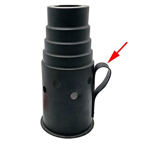 Coperchio del vento del narghilé del metallo Narghilé copertura antiaderente di Sheesh degli accessori Gadget sulla cima Cachimba con la maniglia Schermo del tubo del narghilé del carbone di legna