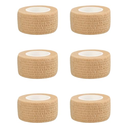 Image of 6pcs 2in Self Adhesive Bandage Wraps, Vet Wraps, 12 Colors to Choose, 5 Yard Self Adherent Wraps for Sports, Wrist, Ankle and Swelling