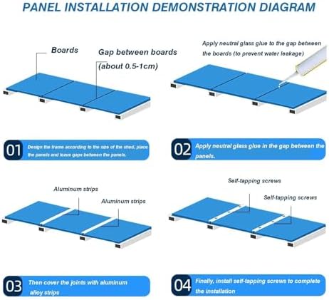 C Polycarte Outdoor Roofing Panels, Double Wall Design for Daylighting, Weather-Resistant Solution for Garden Structures, Durable and Stylish Pergola Cover