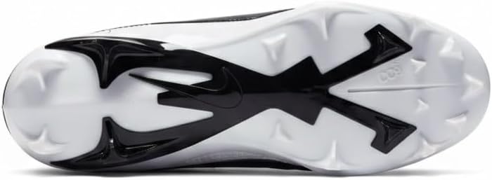 Nike Alpha Menace Elite 4 Football Cleats, White/Navy/Black, Size 11 US FZ7701-105 - Image 4
