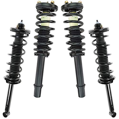 Image of TRQ Front and Rear Strut & Coil Spring Assembly Set Driver & Passenger Sides Compatible with 03-07 Honda Accord