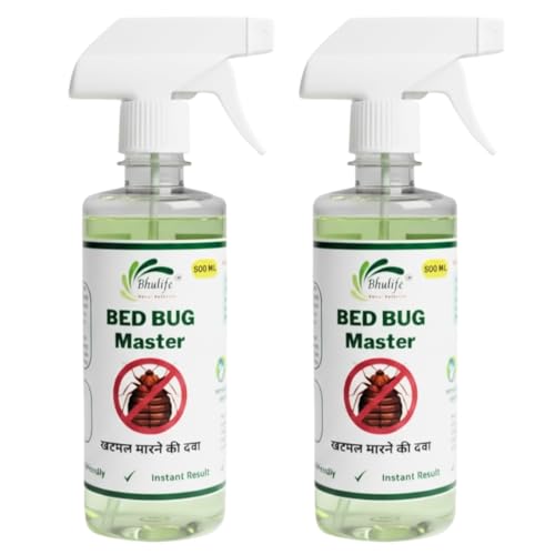 Khatmal Marne ki Dawa 500MLx2 Bottle | Control Bedbug Bites | Bed Bug Control Organics Spray | Safe for Kids and Pets