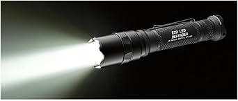 SureFire E2D Defender Ultra Dual-Output 1000 Lumen Tactical Flashlight, Black