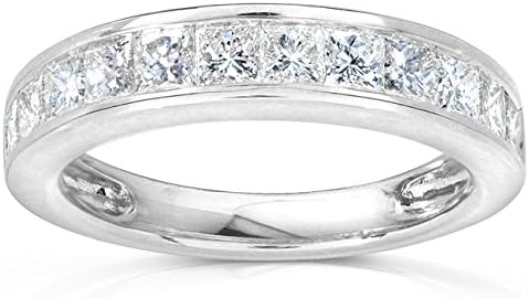 Kobelli Diamond Band 1 Carat (ctw) in 14K White Gold, Size 6.5, White Gold
