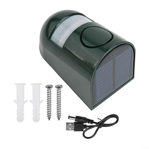 Alarma solar para exteriores con sirena de 129 dB y detección de movimiento para seguridad agrícola