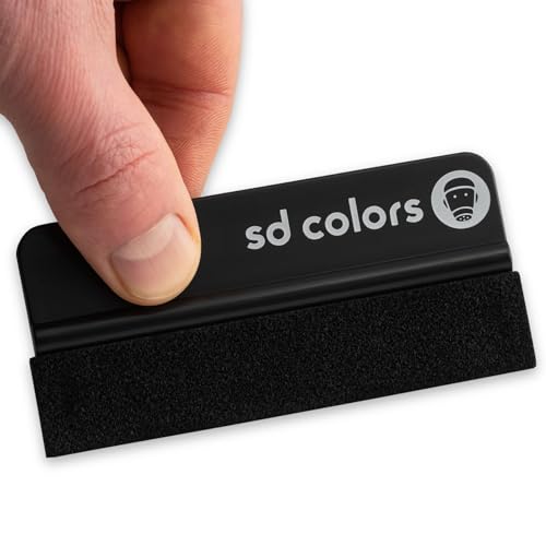 SD COLORS Neues Set enthält 2 Filzkanten-Rakel und Schneidwerkzeug für Auto, Vinyl-Fensterfolien, selbstklebende Vinyl-Fensterfolien, Kontaktfolien, Glasaufkleber, Bastelarbeiten