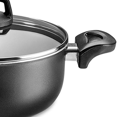 Conjunto Panela Supra Antiaderente Grafite Colors 5 pçs Mta