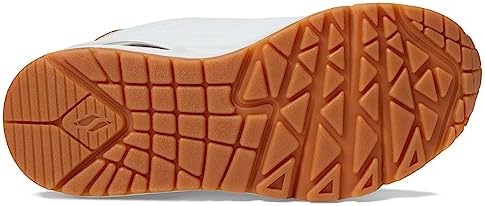 Skechers Girls UNO GEN1-SHIMMER Away Sneaker, White, 2.5 Little Kid | Image 2