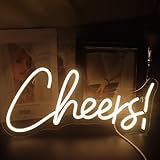 Photo Gallery nordstylee insegna al neon a led con scritta "cheers", per camera da letto, casa, sala giochi, birra, bar, club, pub, hotal, scrivania, decorazione artistica da parete per feste (bianco caldo) Photo Gallery nordstylee insegna al neon a led con scritta "cheers", per camera da letto, casa, sala giochi, birra, bar, club, pub, hotal, scrivania, decorazione artistica da parete per feste (bianco caldo)