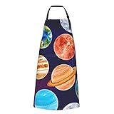 El delantal con pechera grande desde el pecho hasta la rodilla brinda una excelente cobertura y protección contra los derrames de grasa de la cocina y las manchas de comida No coloque el delantal cerca de ningún utensilio de cocina caliente o llamas
