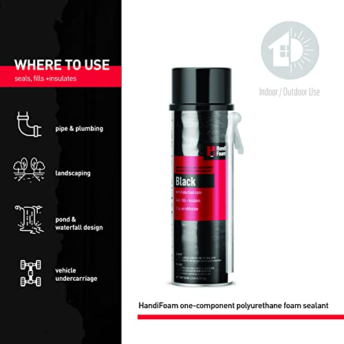 12 oz Black Sealant Straw Foam