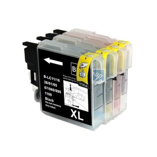 Cartouche d'encre LC1100 pour Brother MFC-490CW haute capacité couleur