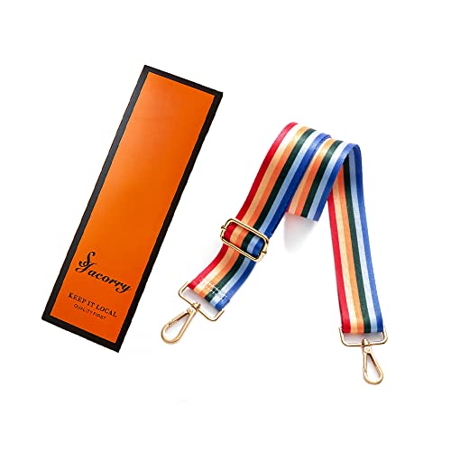 S-Jacorry Purse Strap Replacement Crossbody Wide Shoulder Strap Adjustable Canvas Straps Handbag Strap Replacement Belts