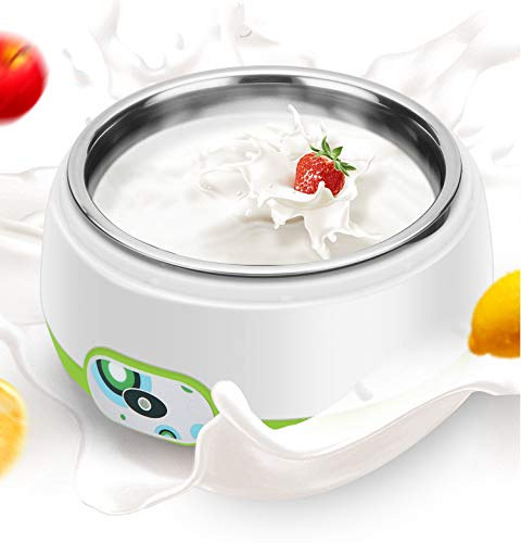 Yoghourt Machine, 1L Automatic Digital Yogurt Maker, Stainless Steel Liner Yogurt Maker Machine, Home Diy Yoghourt Container Yogurt Maker(Green) #TOP5