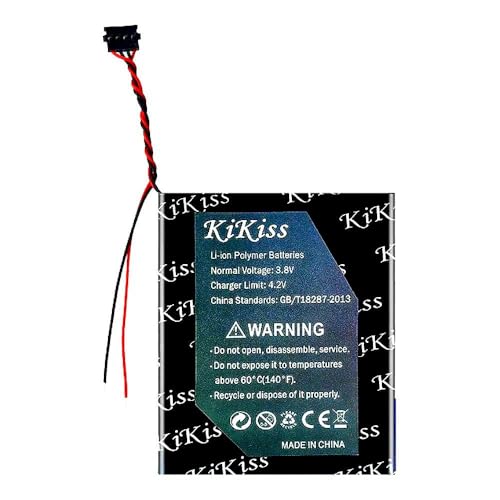 2100mAh High-Capacity Battery Compatible for Garmin Edge 200 205 500 520 Edge Explore 820 GPS 520 Plus,361-00043-01,Li-ion Polymer 0-Cycle Replacement GPS Battery