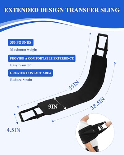 Image of SPRING SEAON Transfer Sling Lift Assist Gait Belt for Seniors and Disabled