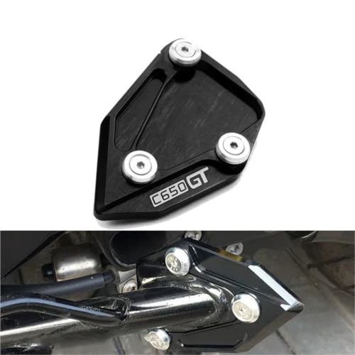 Extensor de soporte de motocicleta BMW C600 negro con protección antiabrasión 2
