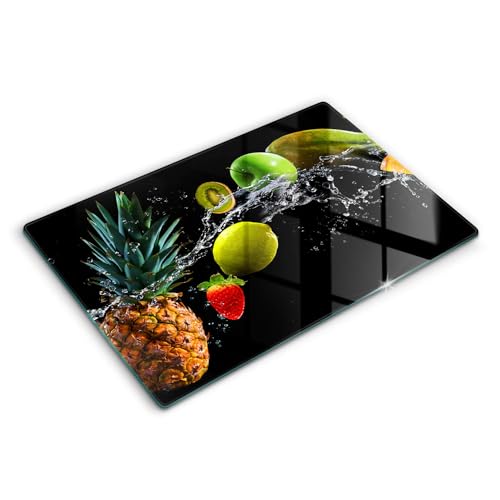 Planche à découper résistante Wallfluent 80x52cm protège-plaque grand format cuisson - 2