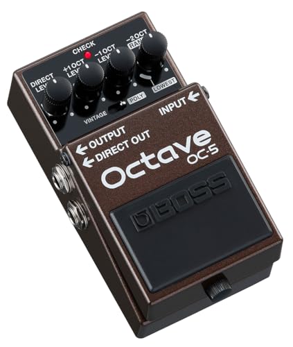 Boss OC-5 Octave FX Pédale d'effet robuste et haute fidélité - 4