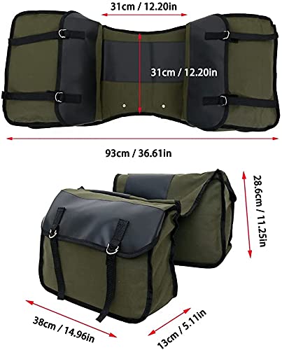 Amazon | Ladruph バイク サドルバッグ バイクサイドバック スクーター