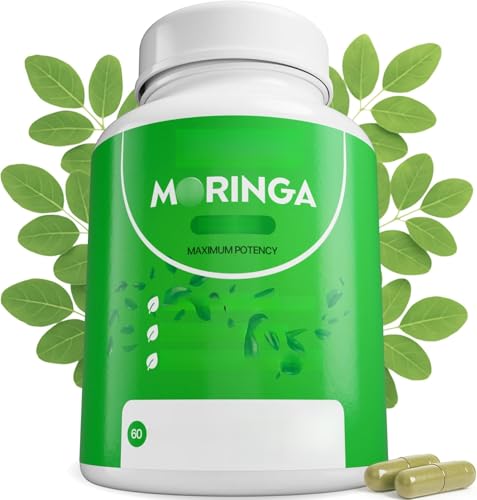 Moringa, énergie, peau, soutenir les cheveux et la peau, l'immunité et l'intestin, vert naturel