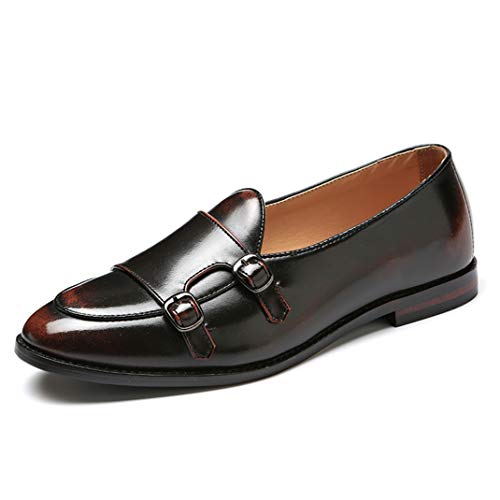LFEU Product Scarpe Eleganti da Uomo Mocassini con Punta in Pelle Mocassini da Lavoro per Ufficio