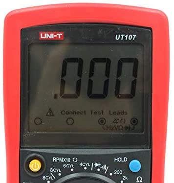 UT107 Digital Multimeter Automotive Multi-Purpose AC/DC Voltage Temp Multimeters Voltmeter Resistance Frequency Tester