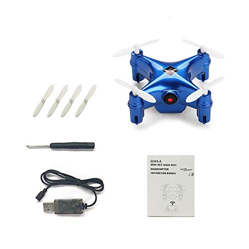 Cigooxm WLtoys Q343A Mini Drone with Camera 480P WiFi FPV Altitude Hold Headless