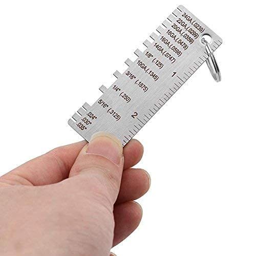 Calibrador de Espesor para Soldadura de Acero Inoxidable miniatura 6