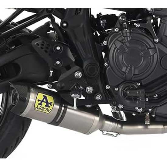 Yamaha MT-07 2021-2023 ARROW MARMITTA OMOLOGATA THUNDER CARBONIO YAMAHA MT-07 \'21 CON FOND.CARBY PER COLLETTORI 71758MI/KZ ARROW