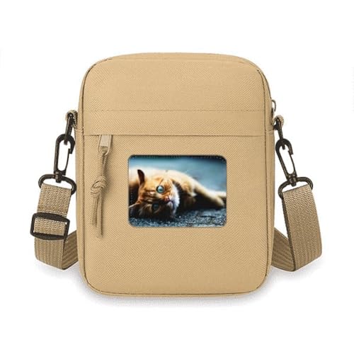 Sac pour téléphone portable à bandoulière chat pochette femme