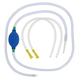  Dra. Wunder® Premium Klyso: Set completo para ducha anal con manguera de silicona extralarga  incl. 2 tubos intestinales (40 cm)  limpieza intestinal higiénica con agua, café o té  sin BPA