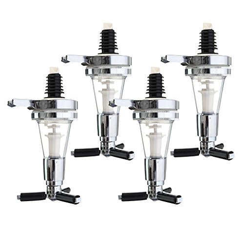 AAGAZA 4 Pieces Dual Purpose Bar Butler Wall Mounted Wine Liquor Spirit Beer Dispenser 30ml