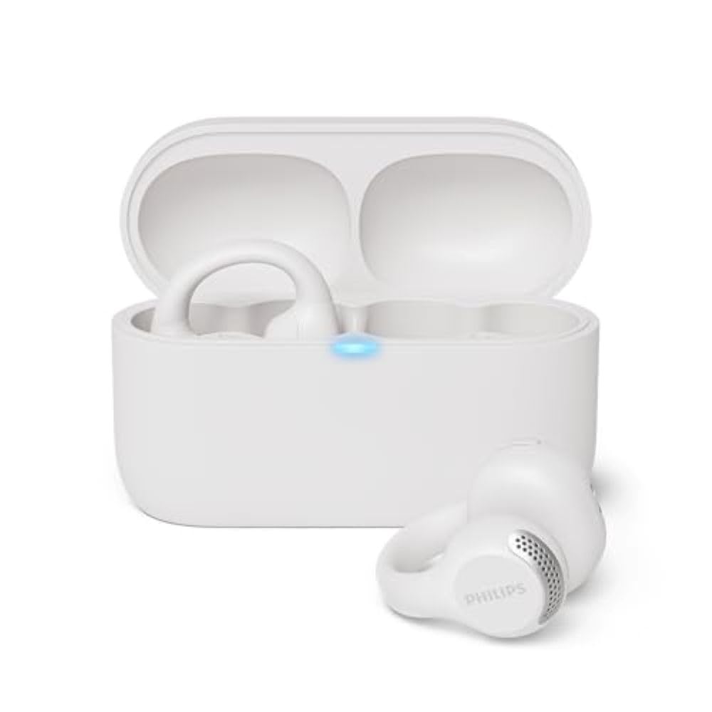 TAQ2000WT Wireless Ear Cuff Earbuds - Clear Calls Perfect for Commuting - Dettaglio