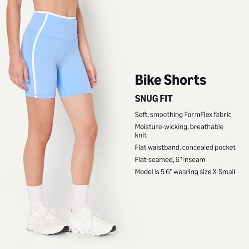 Image of Amazon Essentials Women's Active FormFlex Buttery Soft High Waist Biker Shorts