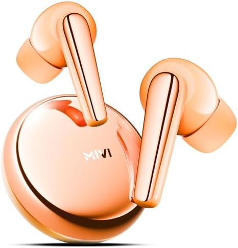 Mivi SuperPods Dueto, True Wireless Earbuds, Dual Drivers, 13mm Woofer, 6mm Tweeter, 3D Soundstage, 60H Playtime, AI-ENC, BT v5.3, Type C Charger, Made in India Earbud