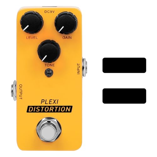 Stompbox de guitarra multiefectos: herramienta portátil de retardo de distorsión ajustable con controles intuitivos, controles de pedal de guitarra fáciles de usar