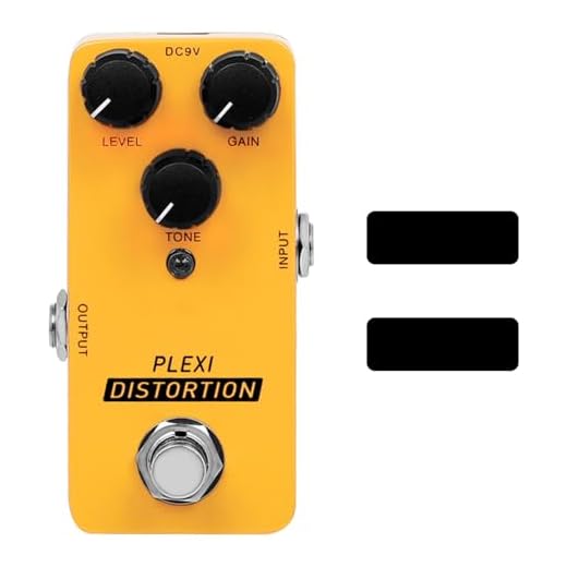 Stompbox de guitarra multiefectos: herramienta portátil de retardo de distorsión ajustable con controles intuitivos, controles de pedal de guitarra fáciles de usar
