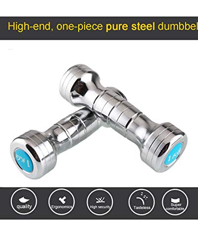 Dumbbell Pure Steel Small Dumbbells Fitness Hand-Held Weights Solid Dumbbell Non-Slip Exercise Fitness Dumbbells For… - Afbeelding 4