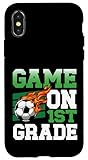 Photo Gallery divertente gioco su 1 ° grado sport di calcio ritorno a scuola bambini custodia per iphone x/xs Photo Gallery divertente gioco su 1 ° grado sport di calcio ritorno a scuola bambini custodia per iphone x/xs