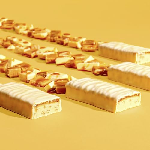 Premier Protein - Protein Bar Deluxe 40% - White Chocolate Vanilla - 12x50g - Low sugar - Low Carb - palmölfrei