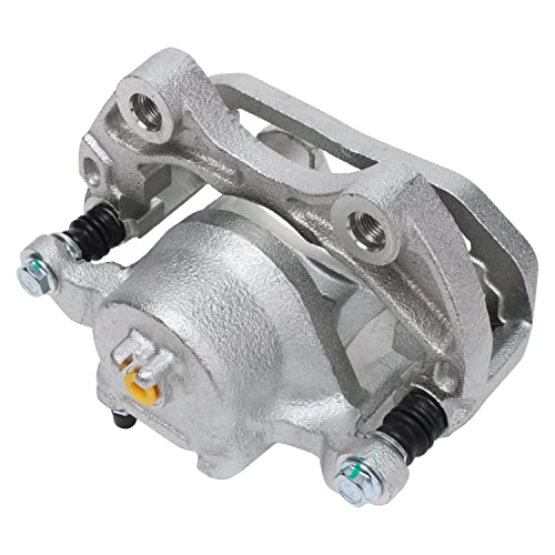 Image of Detroit Axle - Front Passenger Side Brake Caliper Ceramic Brake Pads Replacement for Infiniti I35 Nissan Maxima Altima - 3pc Set
