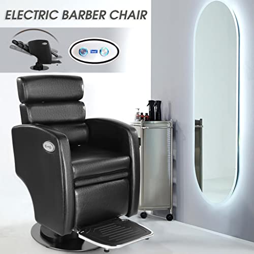 Artist Hand Electric Barber Chair, Electric Lifting Recline Chair, All Purpose Hydraulic Beauty Salon Styling Chair For Beauty Shop,165 Degree Electric Recline #TOP5