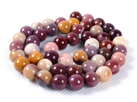 Mookaite jasper round ball perles de lithothérapie 8mm pour bijoux bien-être