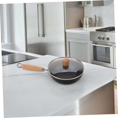 Wok de Hierro Fundido LIFKOME con Tapa Tradicional miniatura 4