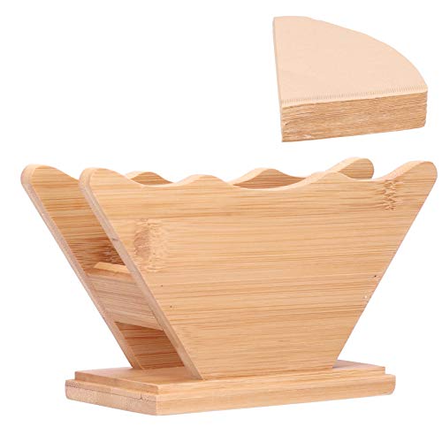 Caixa de armazenamento de papel de filtro, suporte de filtro de café seguro e não tóxico amarelo, pa