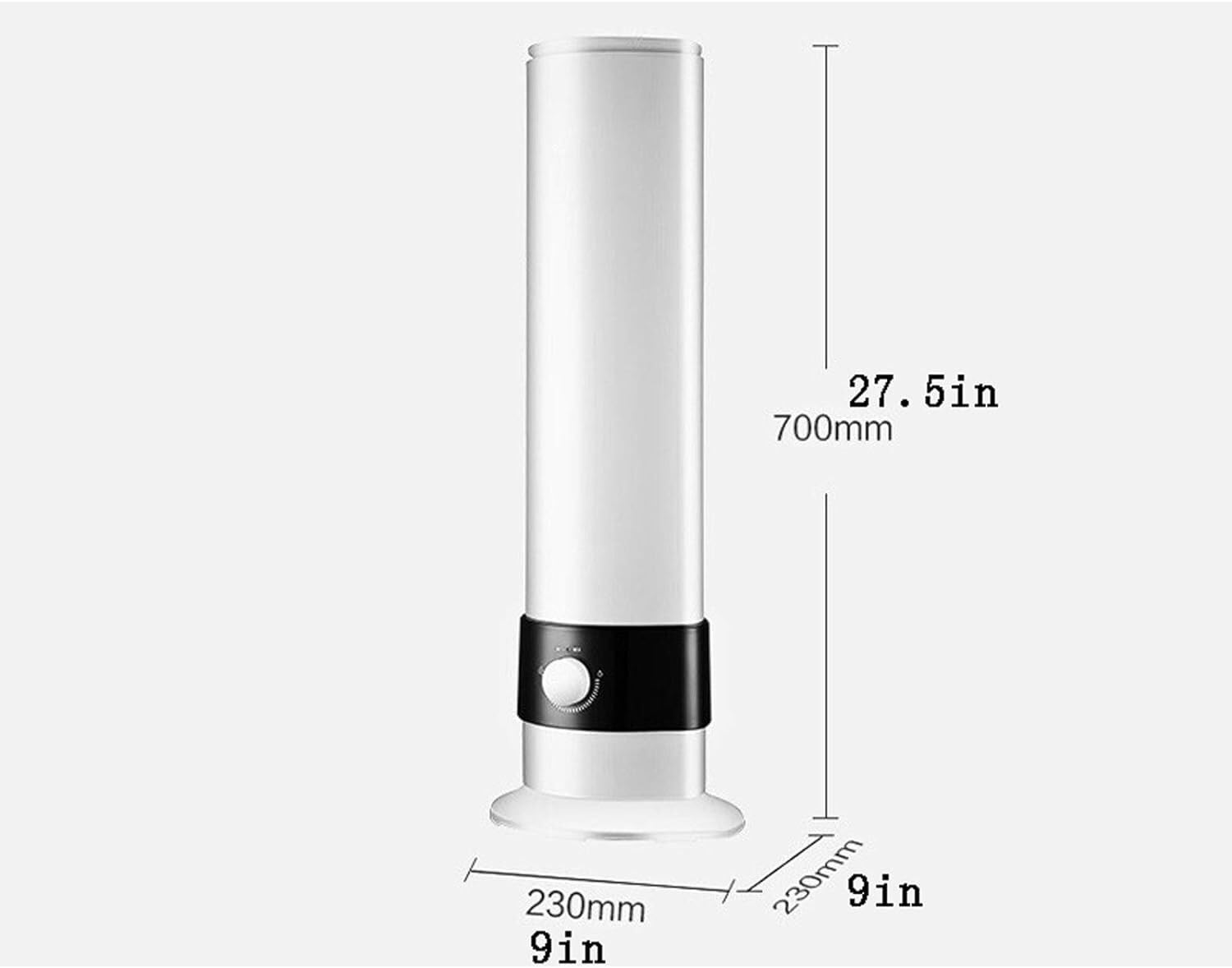 Per uso domestico Umidificatori Umidificatore con riempimento superiore da 7 litri Umidificatore da pavimento Uso domestico Camera da letto silenziosa Ufficio Umidificatore d'aria di grande capacità