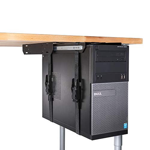 Penn Elcom Under-Desk Computer Mount, Adjustable With Slide-Out Access, 71 Inches - Pc Tower Holder #TOP1
